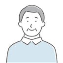 50代前半 / 男性の似顔絵イラスト