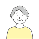 60代前半 / 女性の似顔絵イラスト