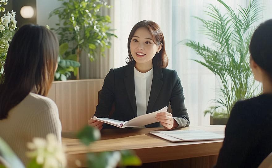 相談サロンでのご相談の様子